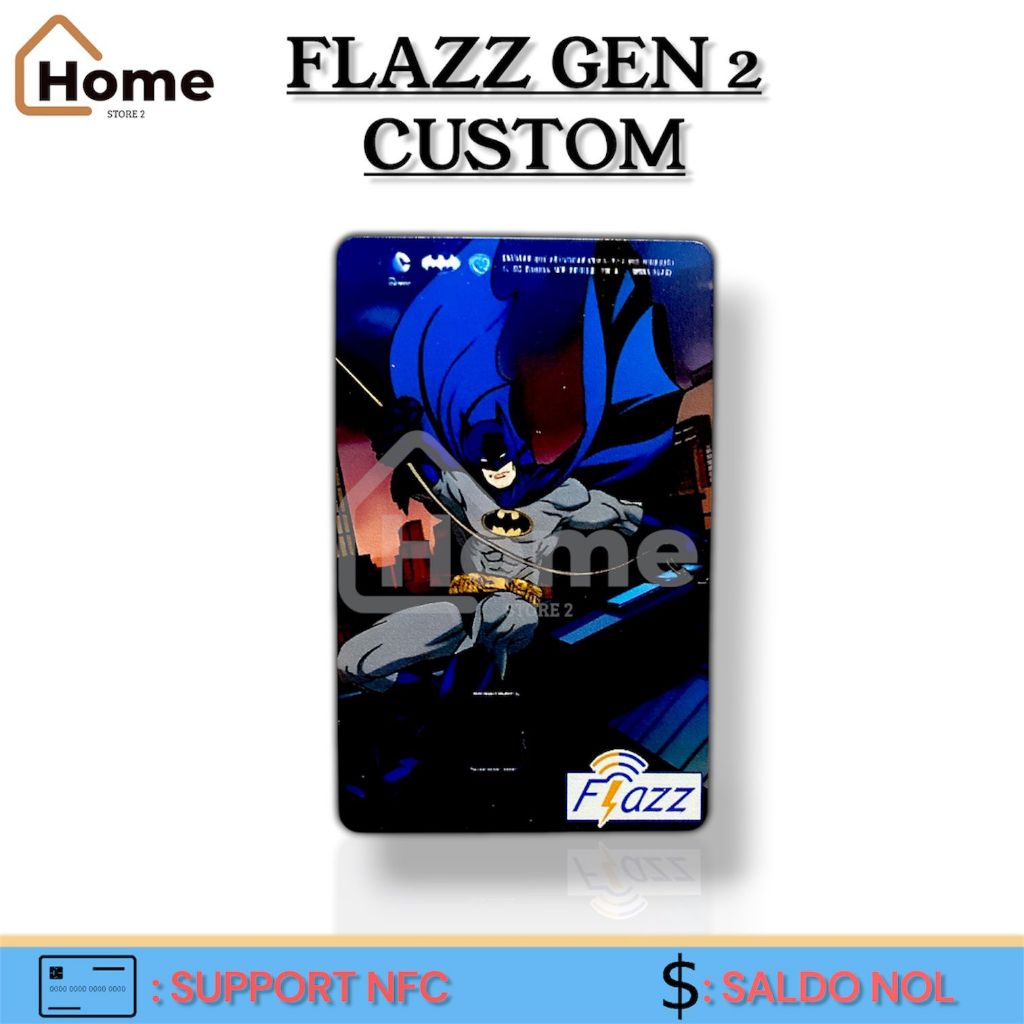 KARTU ETOLL FLAZZ BCA GEN 2 CUSTOM UV - BATMAN ACTION