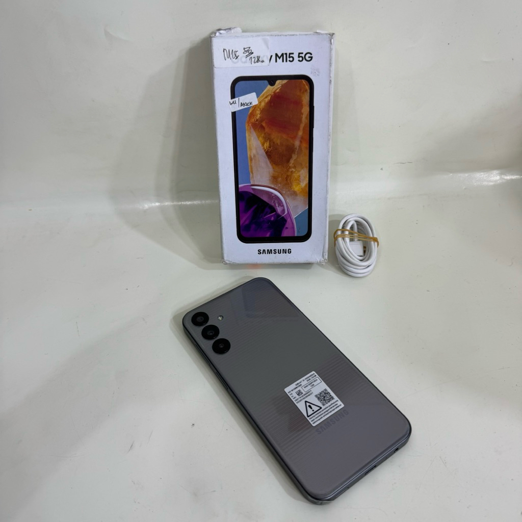 Samsung Galaxy M15 5G 6/128gb Fullset Second Garansi Resmi