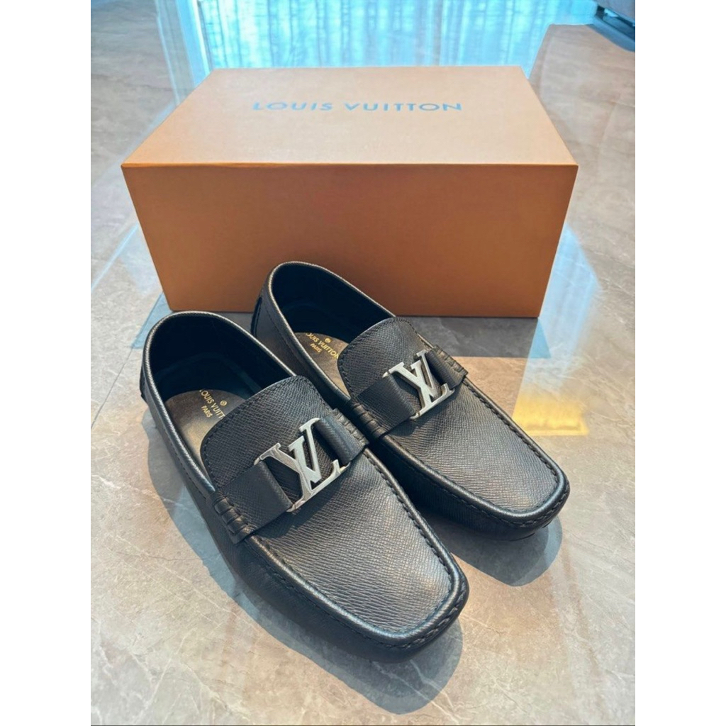 Louis Vuitton man shoes monte carlo moccasin / sepatu LV laki laki / LV shoes men