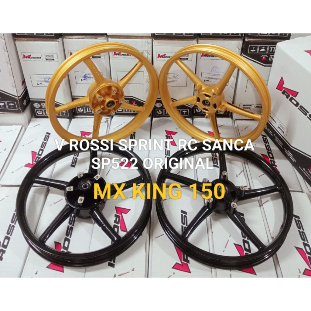 VELG/PELAK RACING V ROSSI SPRINT RC SANCA PALANG 5 SP522 PNP MX KING 150 ORIGINAL V ROSSI SANCA MX K