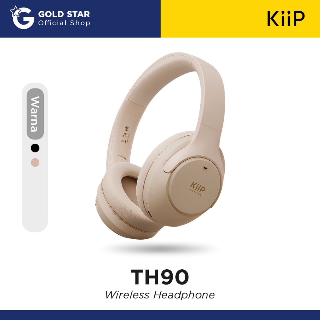 KiiP Wireless TH90 ANC Wireless Over-Ear Headphone Spatial Audio