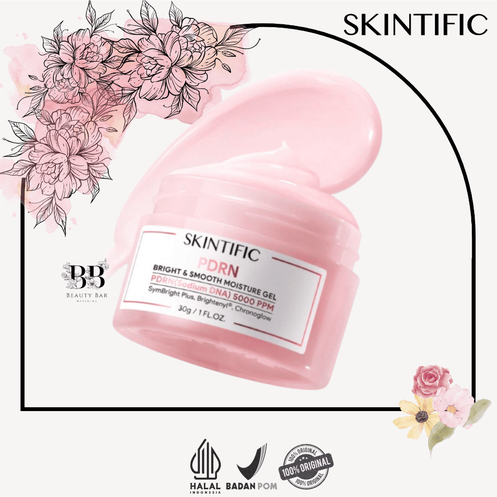 [NEW LAUNCH] Skintific PDRN Bright & Smooth Moisturizer – Brightening & Hydrating Cream Wajah untuk 