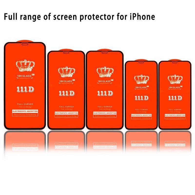 Tempered class 111D ( 1 BOX ISI 10 PCS )transparency untuk iphone