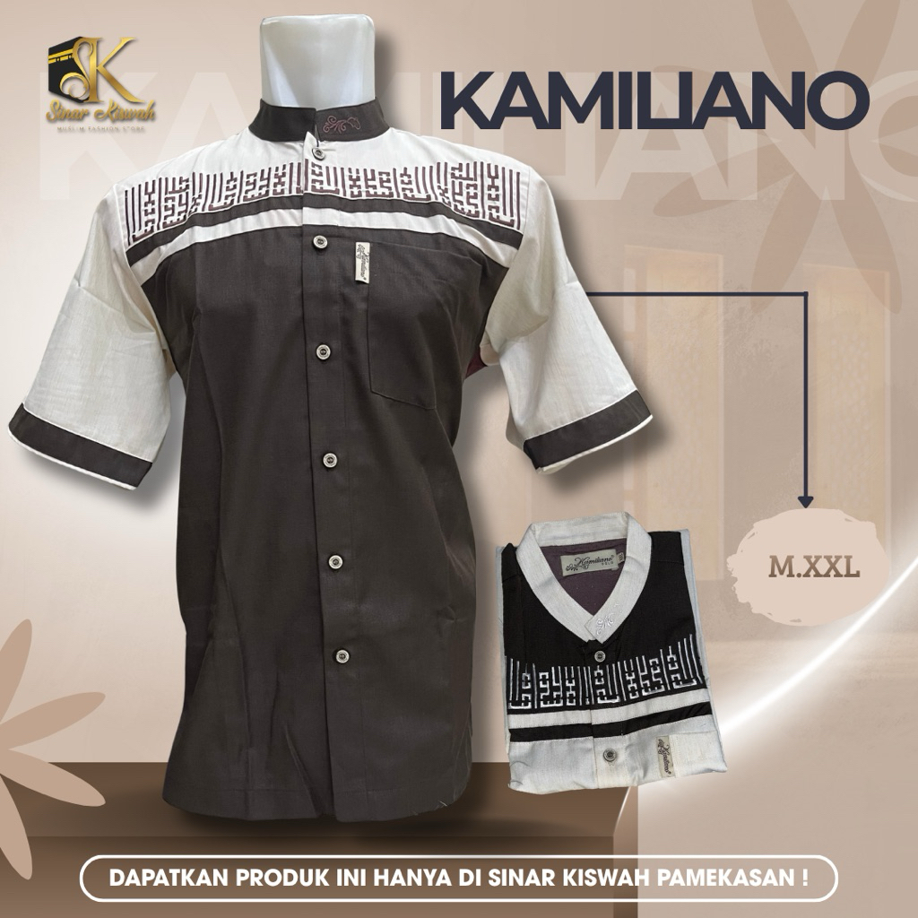 BAJU KOKO KAMILIANO LENGAN PENDEK