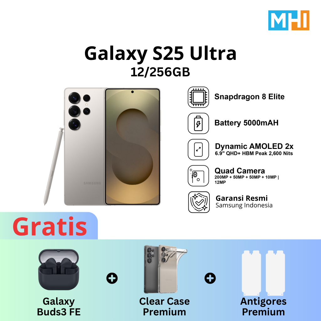 Samsung Galaxy S25 Ultra 12/256GB 12/512GB Handphone AI