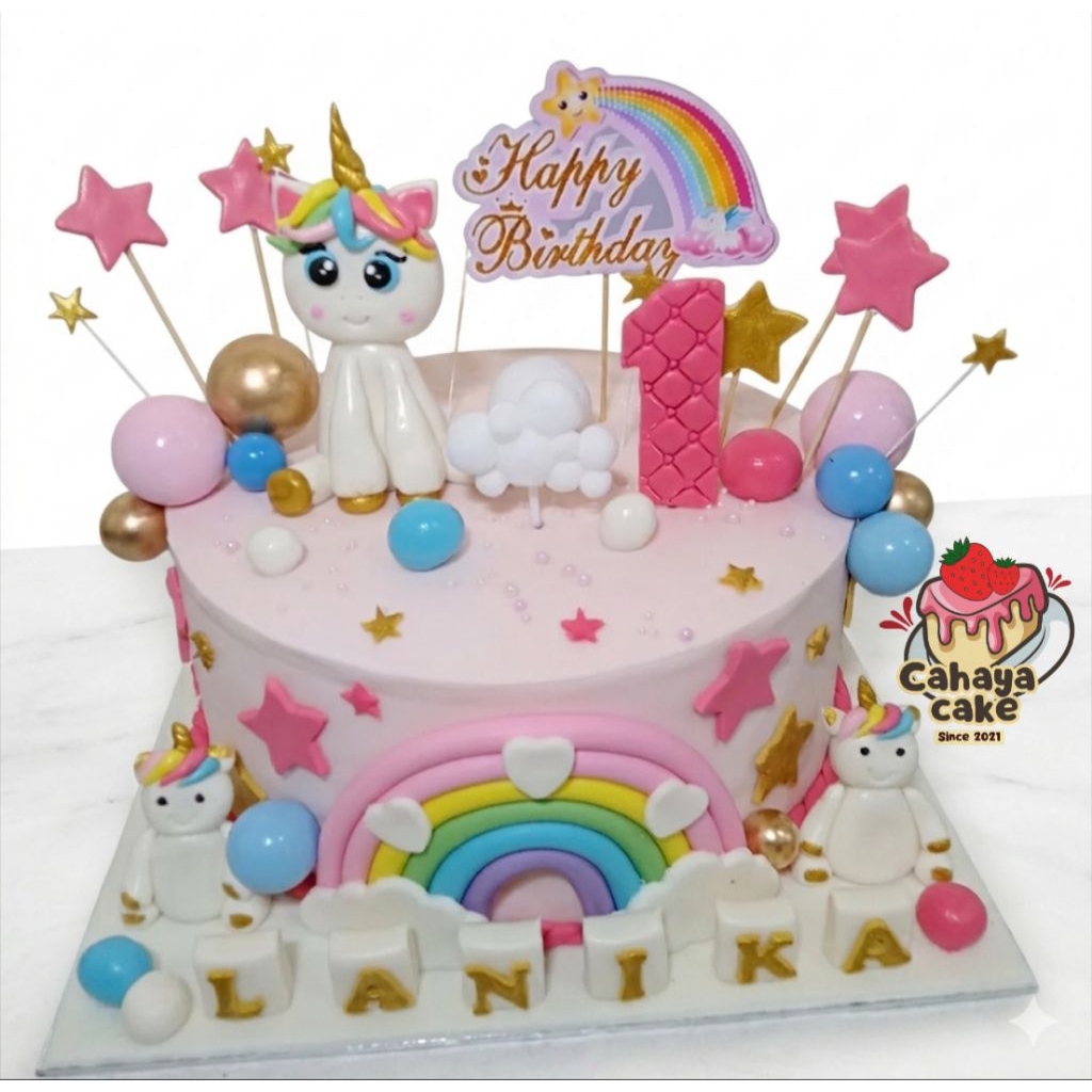 Kue Ulang Tahun Anak / Kue Ulang Tahun Karakter / Kue Ulang Tahun Unicorn Anak