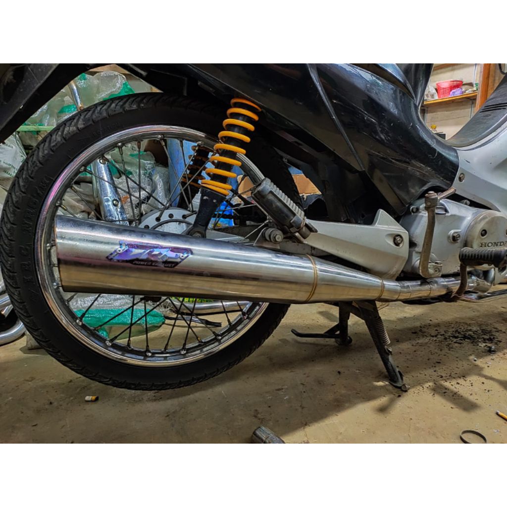 KNALPOT STANDAR RACING WAVE, KARISMA SUPRA 125OLD