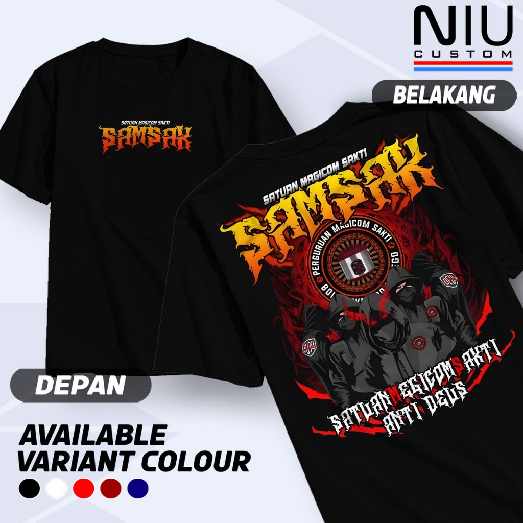 Kaos Samsak Satuan Magicom Sakti Tshirt Distro Murah Keren Tshirt Pria Wanita Dewasa