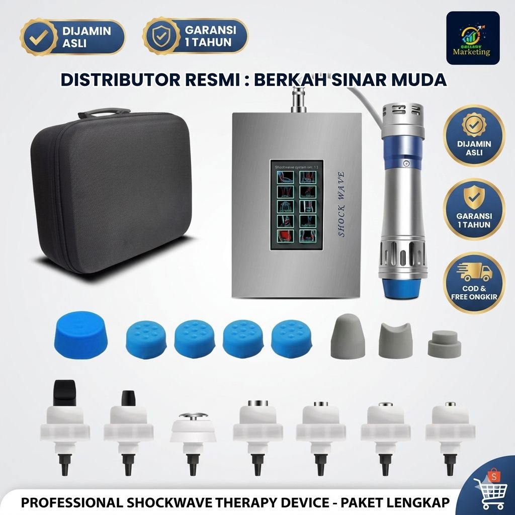 Shockwave Pain Relief Therapy ESWT Fisioterapi gelombang kejut