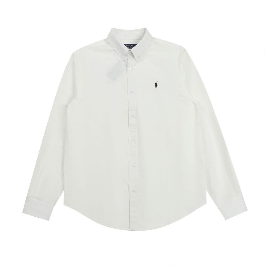 Kemeja Pria Kerah Polos Premium/ Atasan Casual Polo's Ralph Lauren Terbaru/ Katun Slimfit