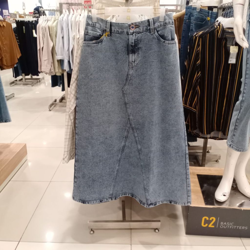 DUST ROK JEANS DENIM CASUAL WANITA ORIGINAL