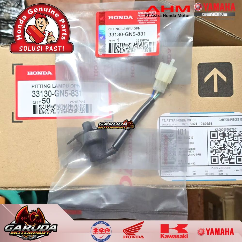 ORIGINAL FITING LAMPU SUPRA X DEPAN GRAND AHM