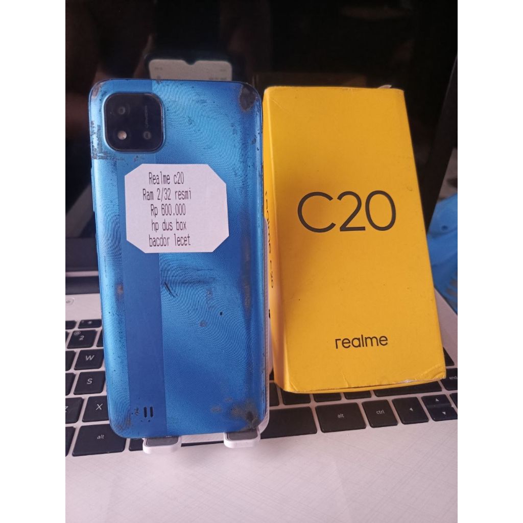 Realme c20 ram 2/32 resmi deskripsi cek