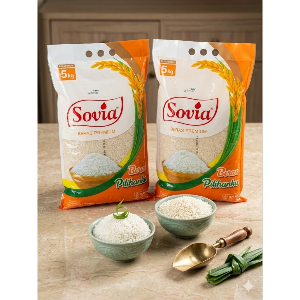 Beras Sovia 5Kg Premium Wilmar