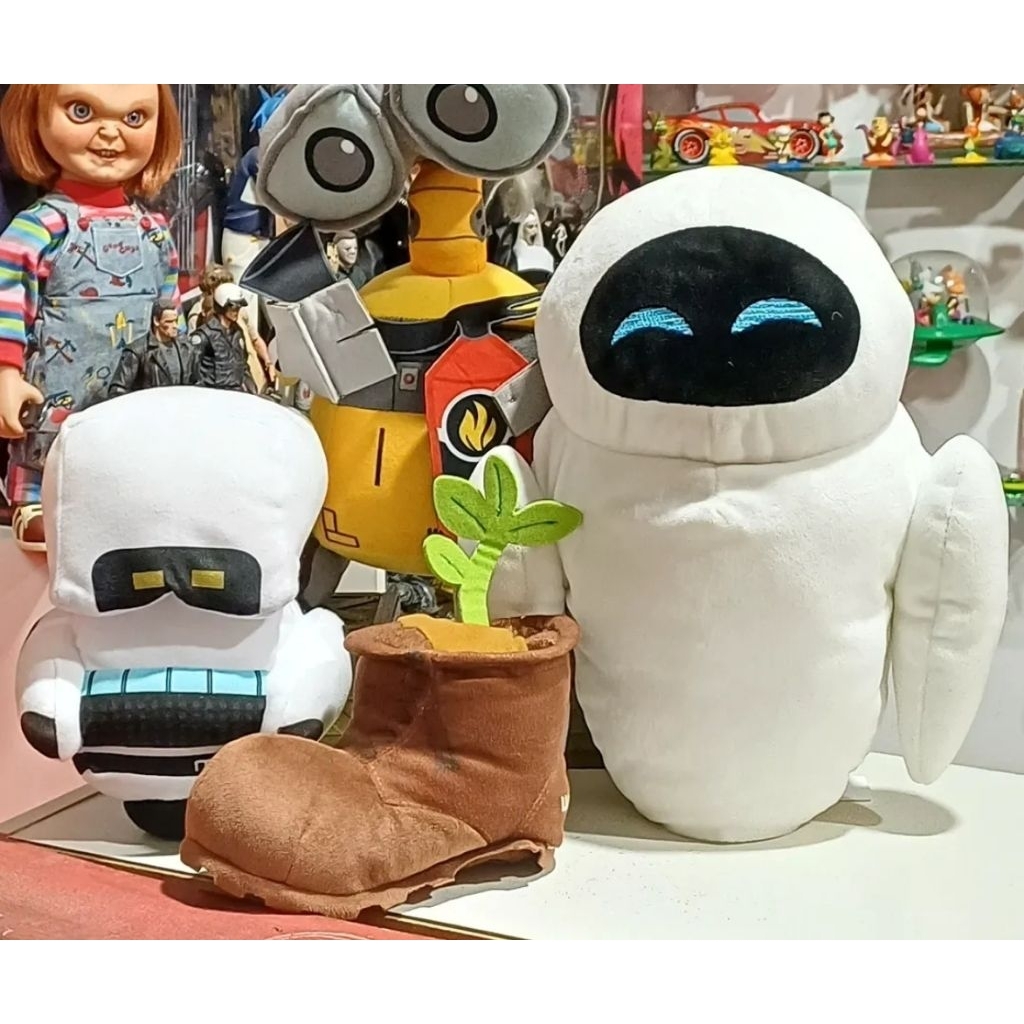 plush boneka mainan toy original karakter disney wall-e wall e walle eve evee pixar
