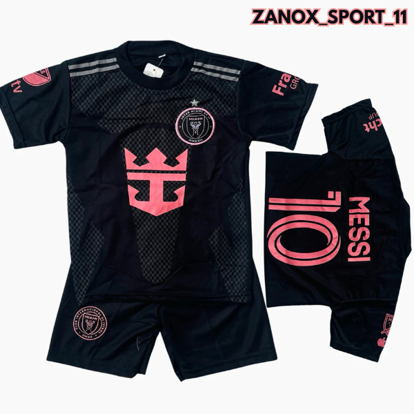 Setelan baju bola anak inter miami messi terbaru untuk usia 6 bulan - 15 tahun | jersey bola messi |