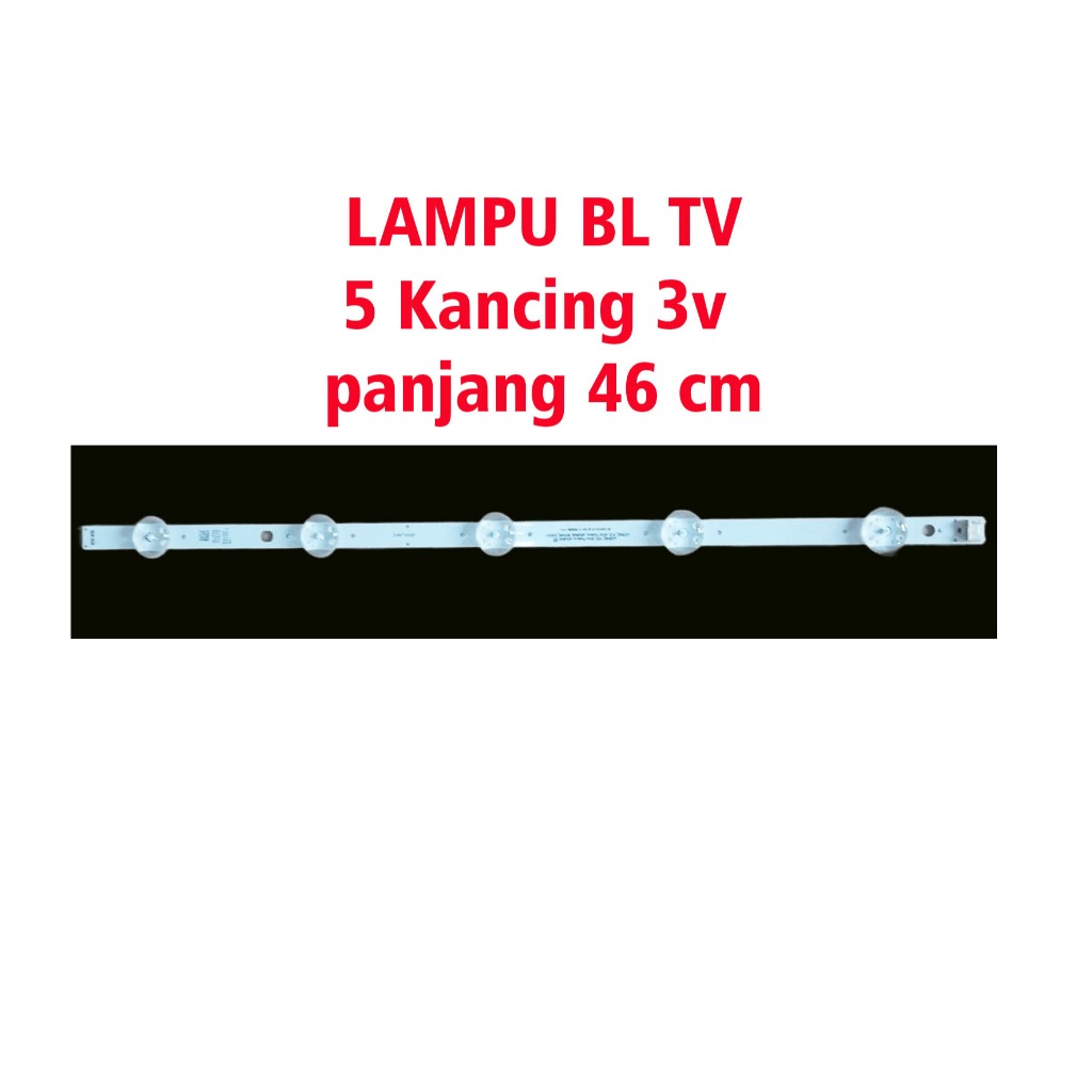 Lampu led UNIVERSAL 5 kancing 3v baru