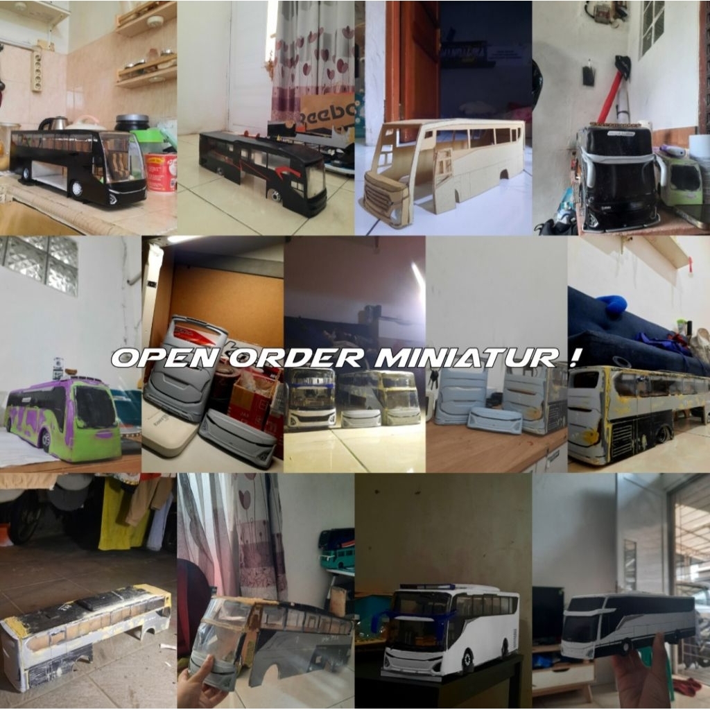 open order miniatur bus skala 20