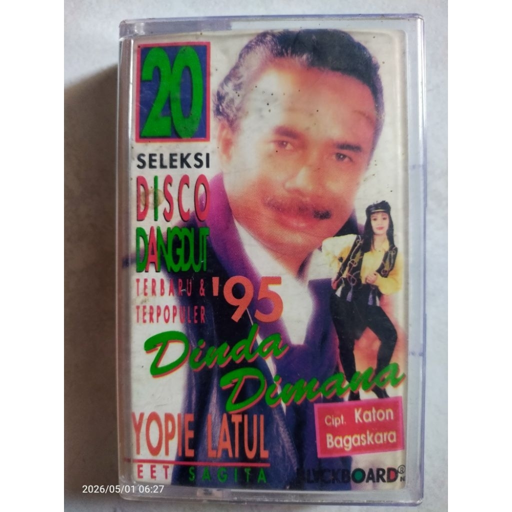 kaset pita jadul YOPIE LATUL,EET SAGITA "20 seleksi disco dangdut"