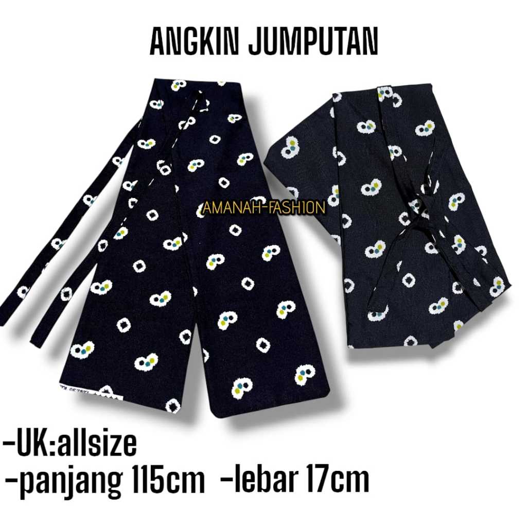 Angkin Obi Belt Kebaya Modern/Angkin Jumputan Siap Pakai Aneka Pilihan Warna