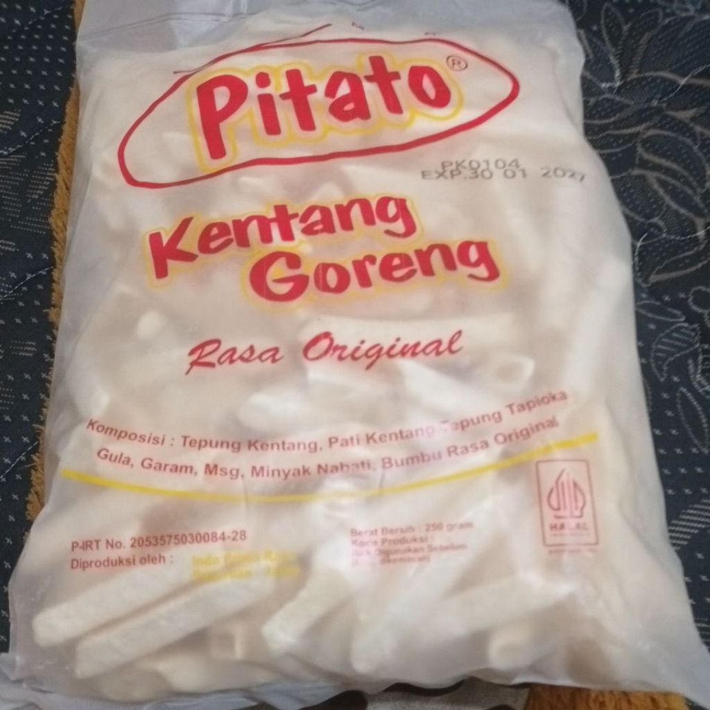 Pitato Kentang Goreng 250gram
