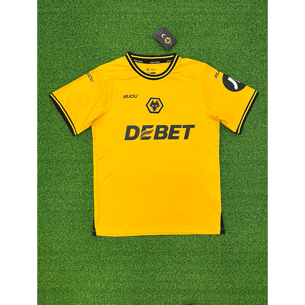 LOGO BORDIR JERSEY BOLA JERSEY FUTSAL JERSEY OLAHRAGA JERSEY WOLVES HOME