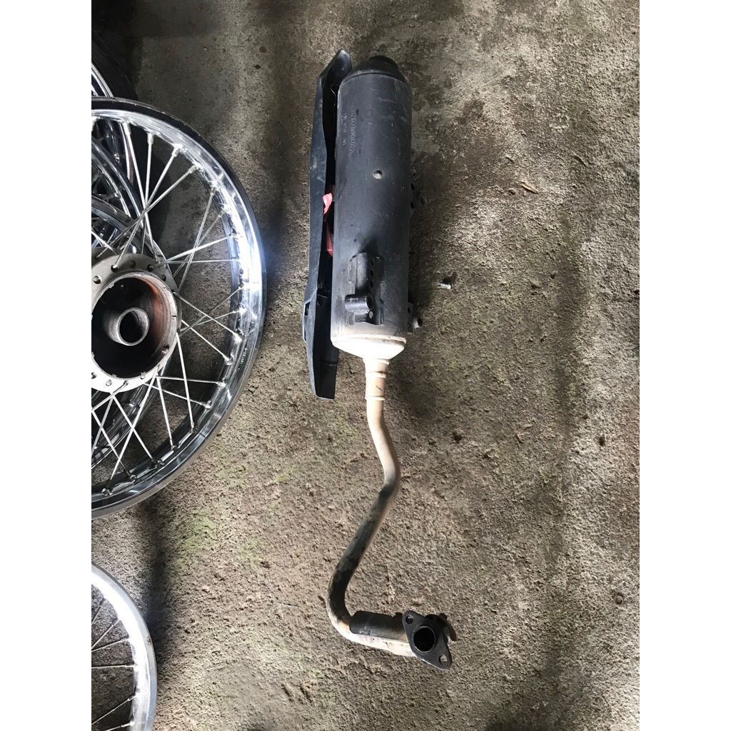 knalpot vario 125/150 LED OLD ORI COPOTAN