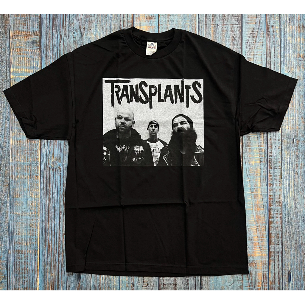 Kaos T-Shirt Band Transplants - Band Photo Tag AAA Official Merchandise