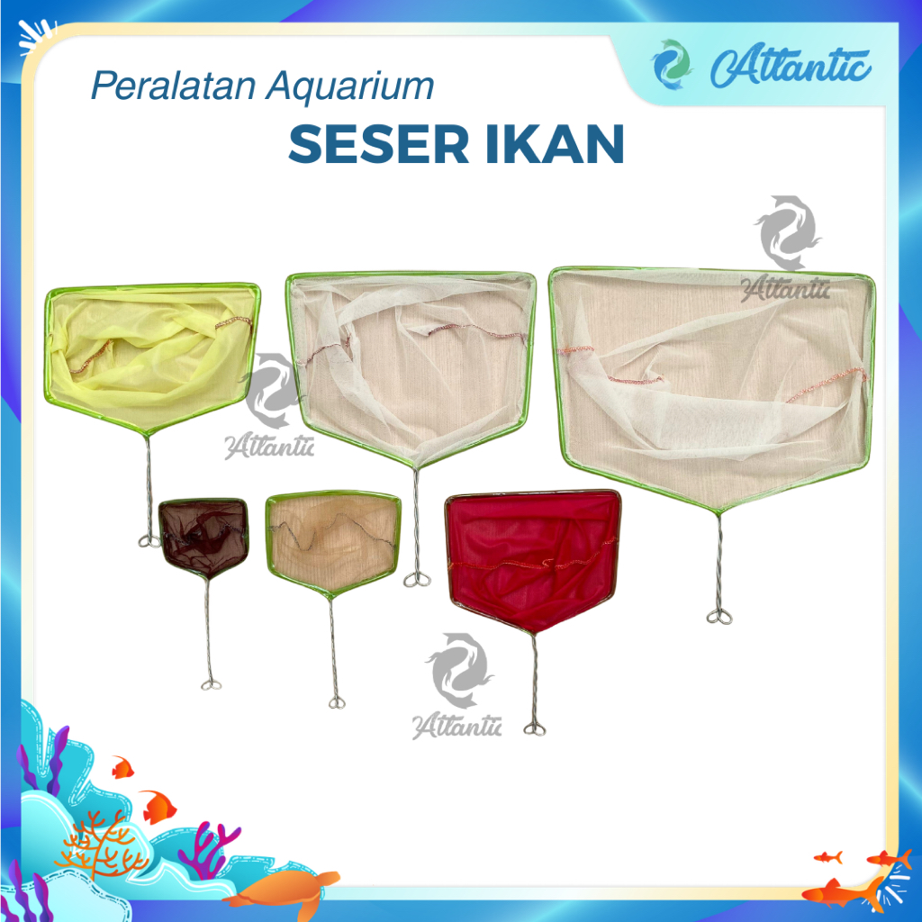 Seser Ikan Kawat 10 15 20 25 30 40 cm Serok Ikan Serokan Aquarium Serokan Seser Ikan Ukuran Besar Ke