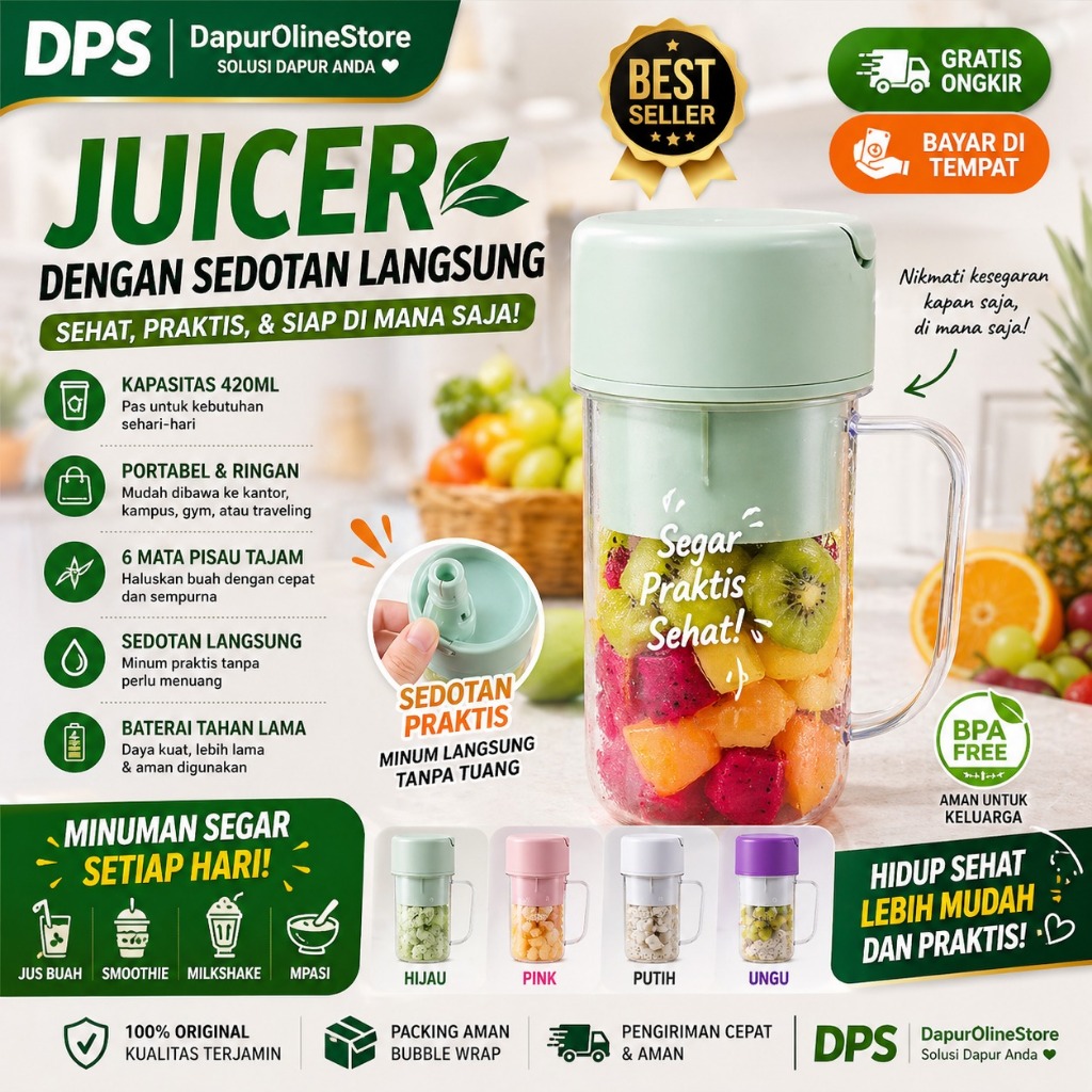 Blender Gelas Portable Juice Blender Portable Juicer