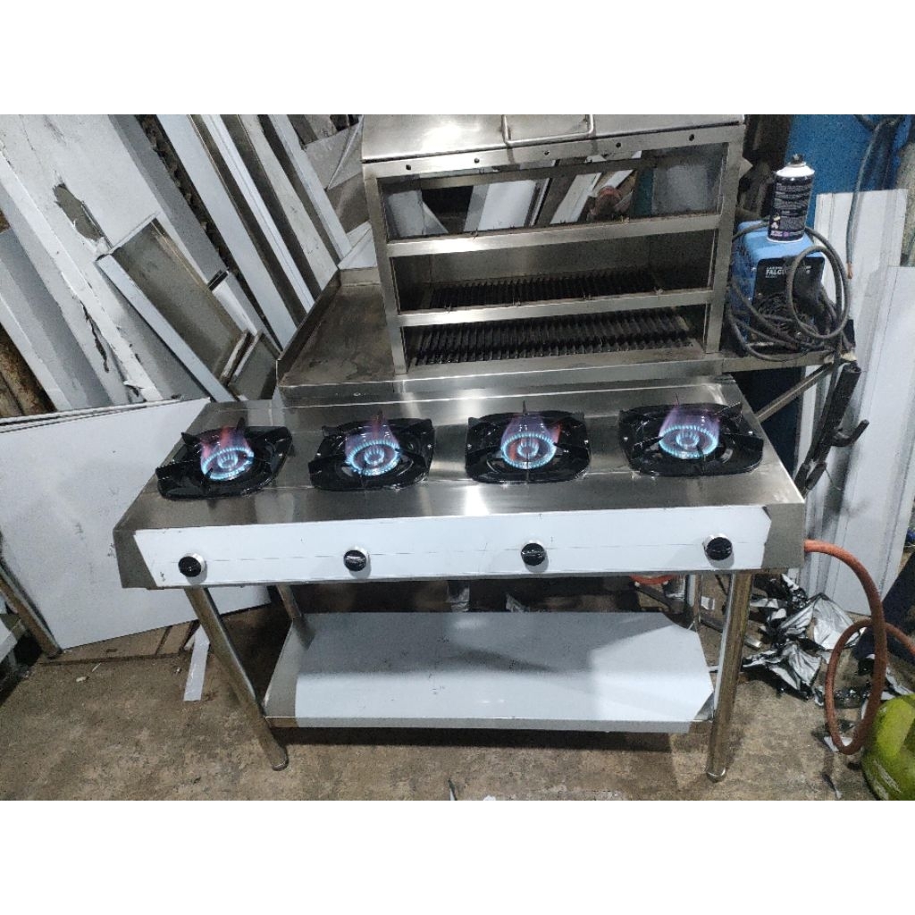 kompor gas 4 tungku lowpreasure
