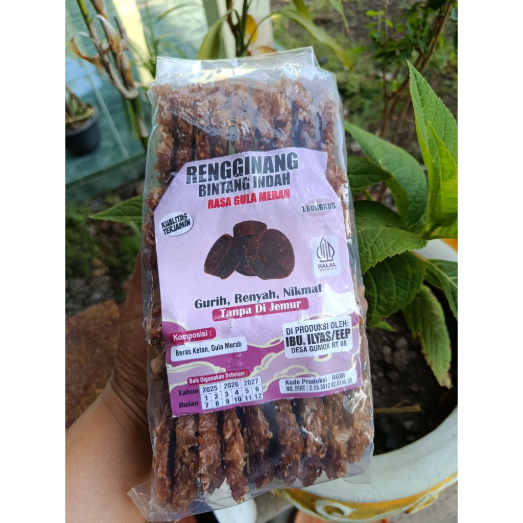 Rengginang Situbondo rasa manis Gula Merah