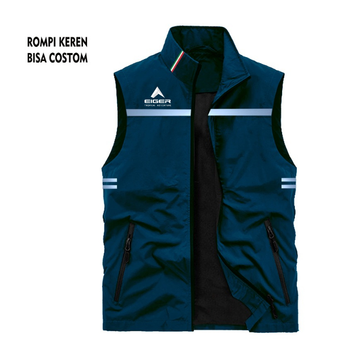 Rompi Vest Eiger Original | Rompi Lapangan Eiger | Rompi K3 Eiger | Rompi Hiking Logo Eiger