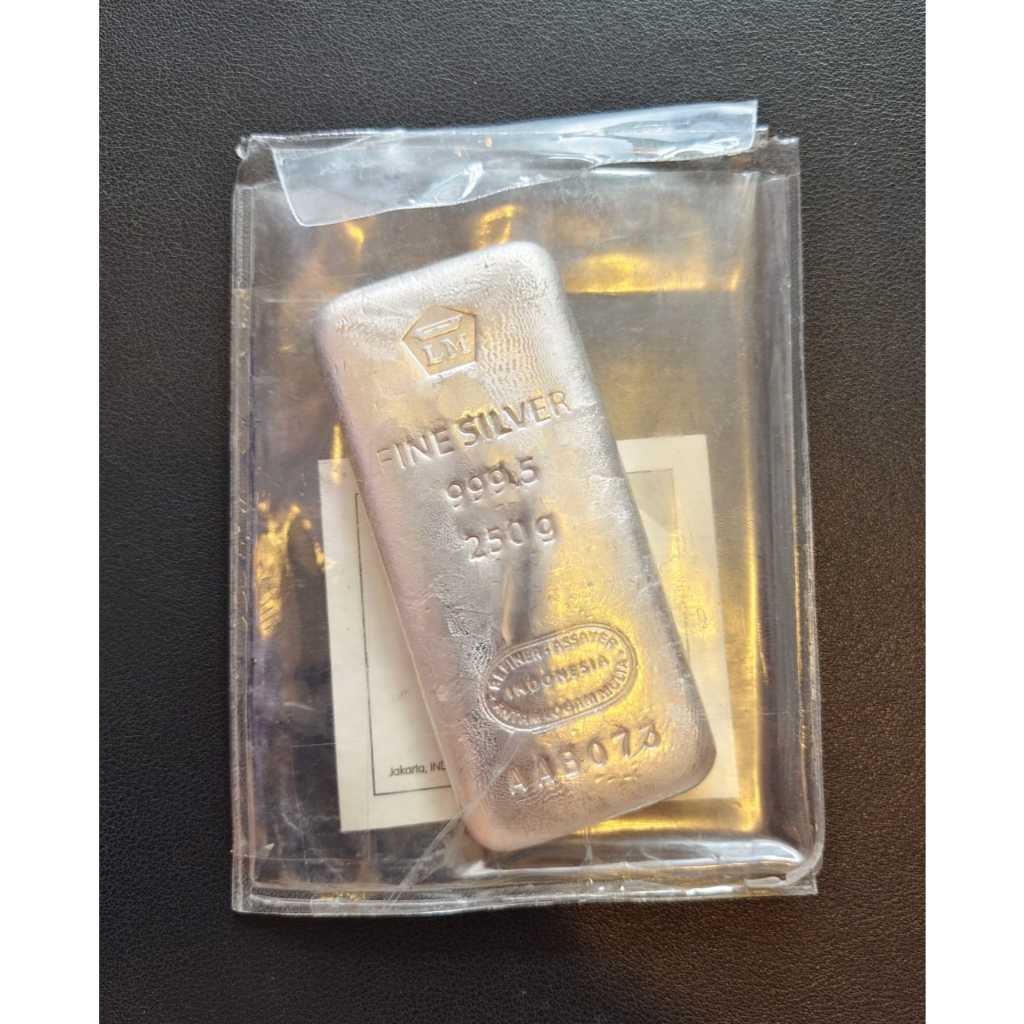 PERAK BATANGAN ANTAM 250 GR LOGAM MULIA SILVER BAR (RD)