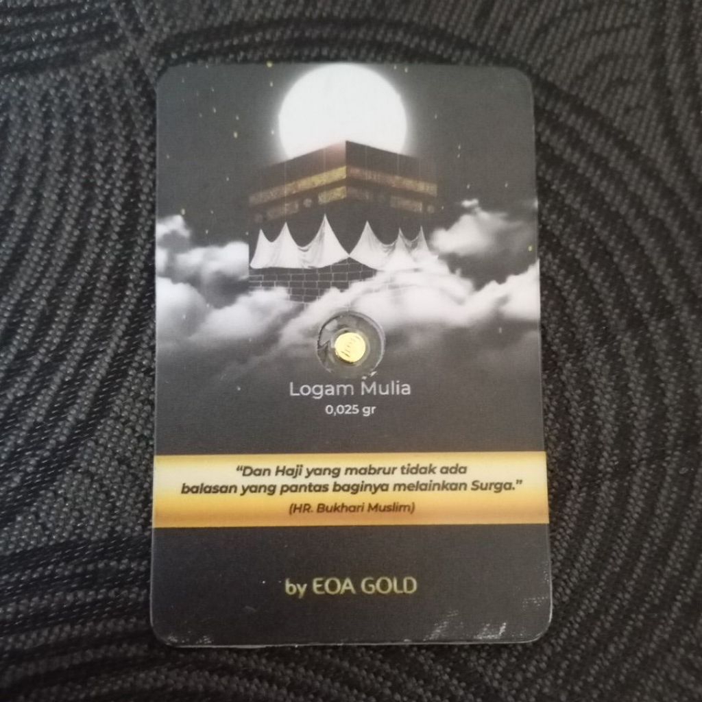 Logam Mulia 0,025 gram by EOA Gold