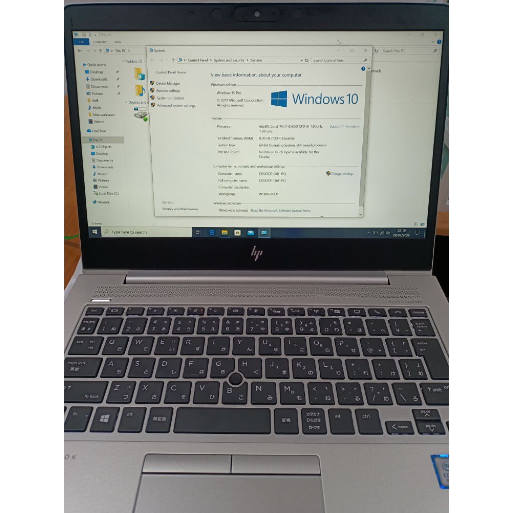 Laptop HP 830 G6 Core i7 Core i5 Gen8 | RAM 8GB | SSD 256GB | ready Siap Pakai