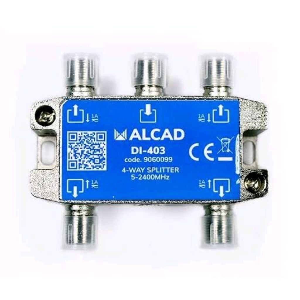 TV Splitter 4 Way - Merk ALCAD (Spanyol)