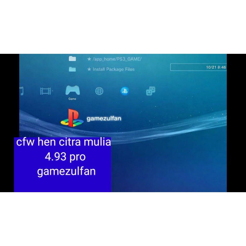 cfw citra mulia 4.93 original software Via flashdisk