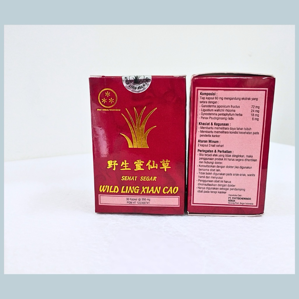 WILD LING XIAN CAO 30 KAPSUL / OBAT KANKER