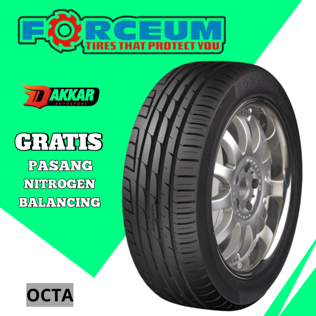 Ban Mobil 195 55 R16 Forceum Octa Tubles Ban Awet Murah R16 195/55 16