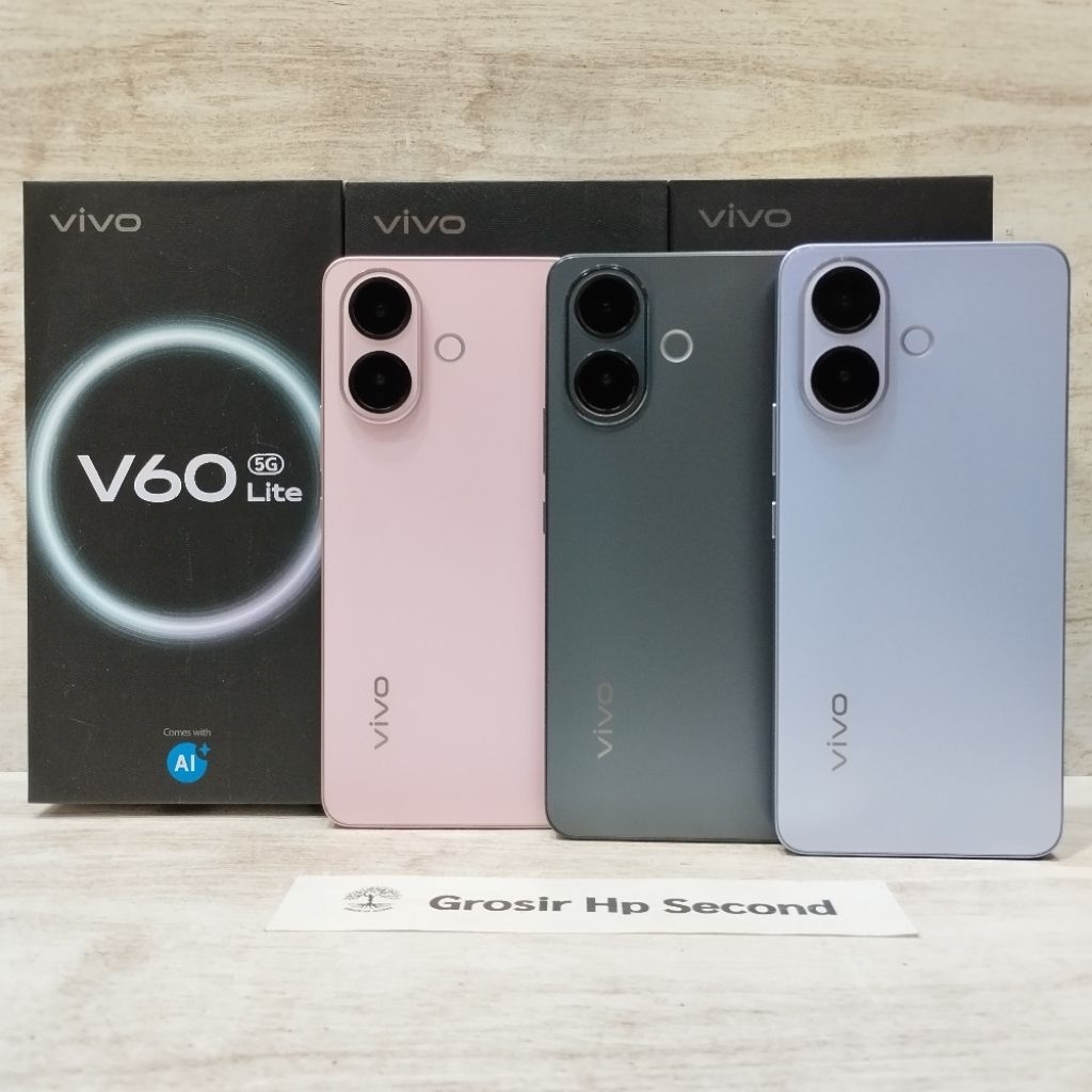 VIVO V60 LITE 5G 8/256GB HP SECOND FULLSET