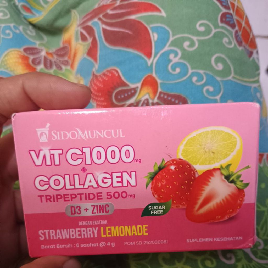 6 Sachet Jamu Sido Muncul Collagen Vit C1000