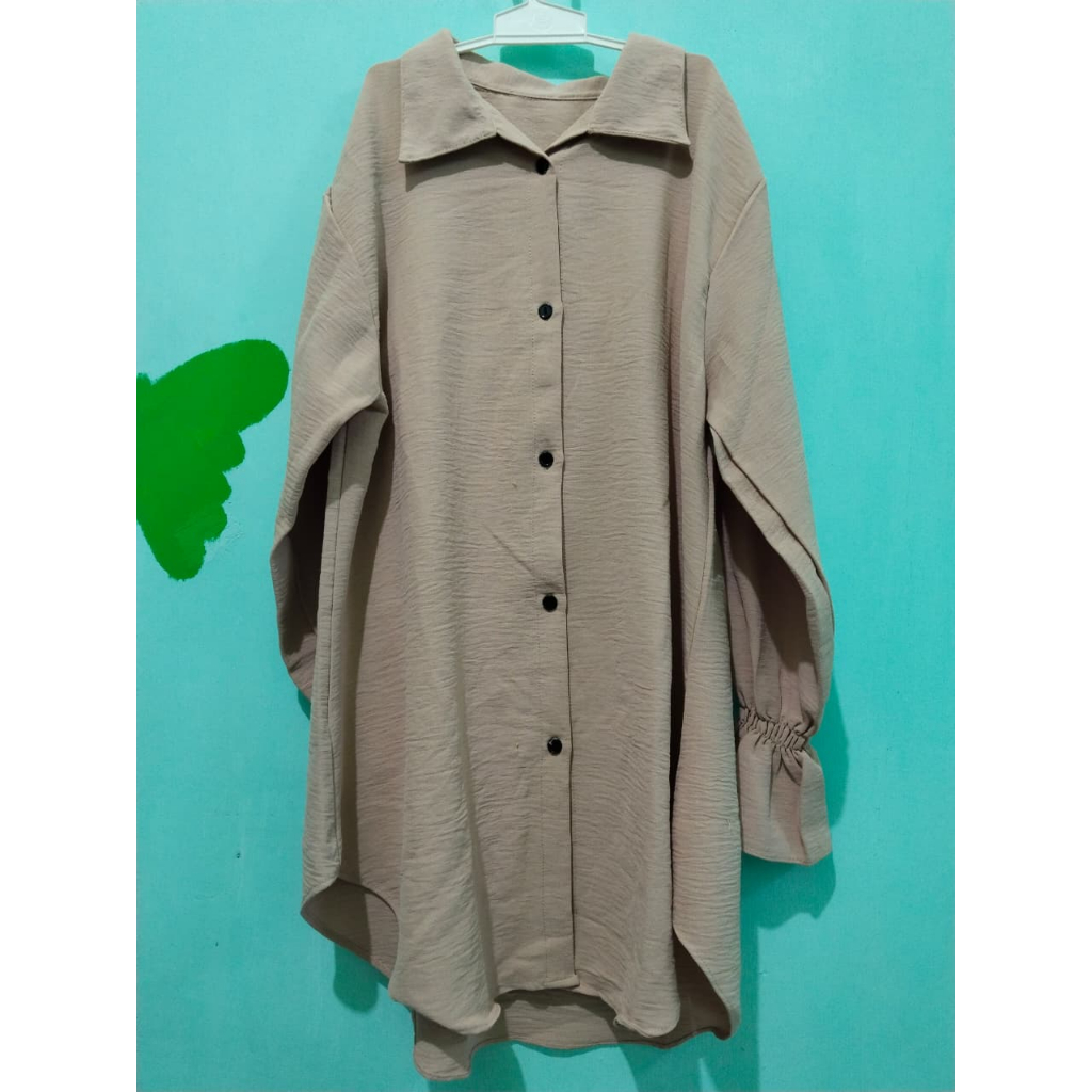 Blouse Tunik / Kemeja Tunik Crinkle