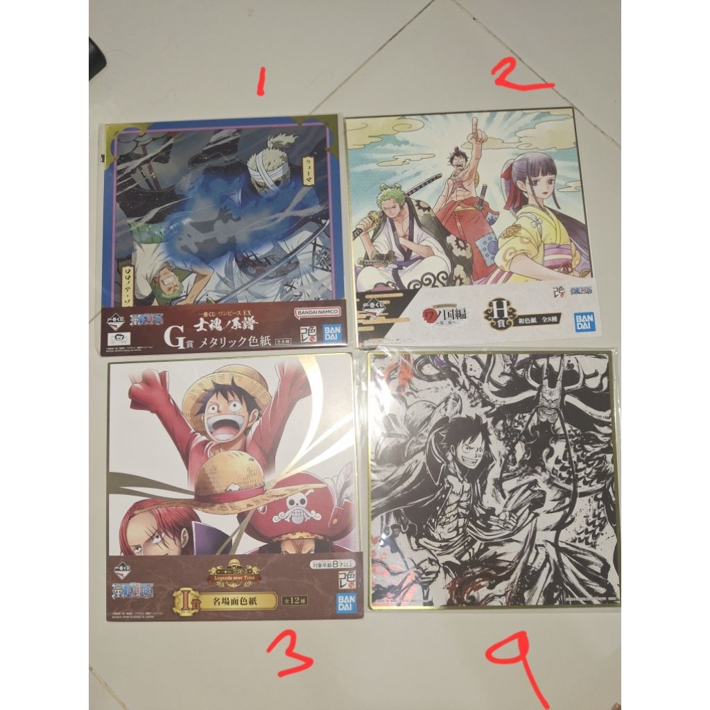 Shikishi One piece luffy