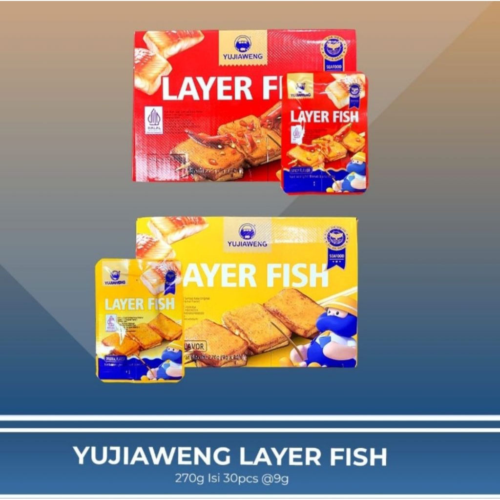 LATIAU LAYER FISH SPICY/ORIGINAL YUJIAWENG