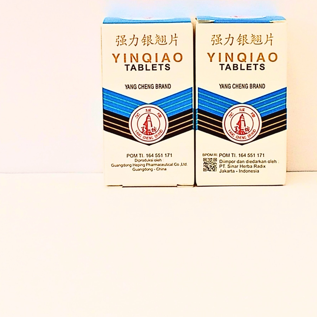 YINQIAO TABLET YANG CHENG BRAND 18 PILLS / OBAT SAKIT TENGGOROKAN