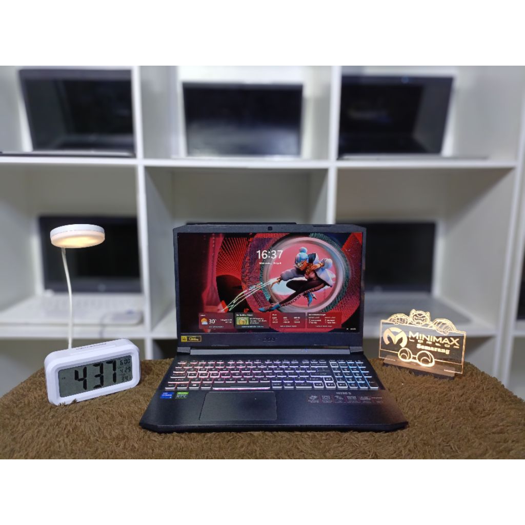 Acer Nitro 5 core  i5 gen 11 RTX 3050 Ram 8GB  nvme 512GB RGB  FHD IPS  Windows 11 Ori