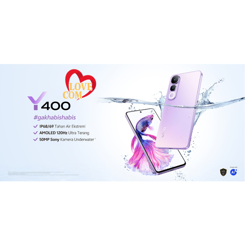 VIVO Y400 8/128 | Y400 8/256 GB GARANSI RESMI VIVO | Hp harga 3 juta | handphone bagus