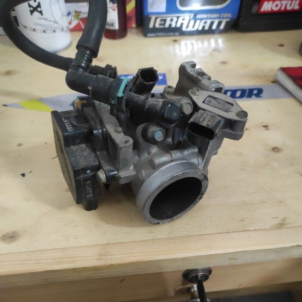 Throttle body tb set sensor tos injector ninja 250 sl mono z250 mono original