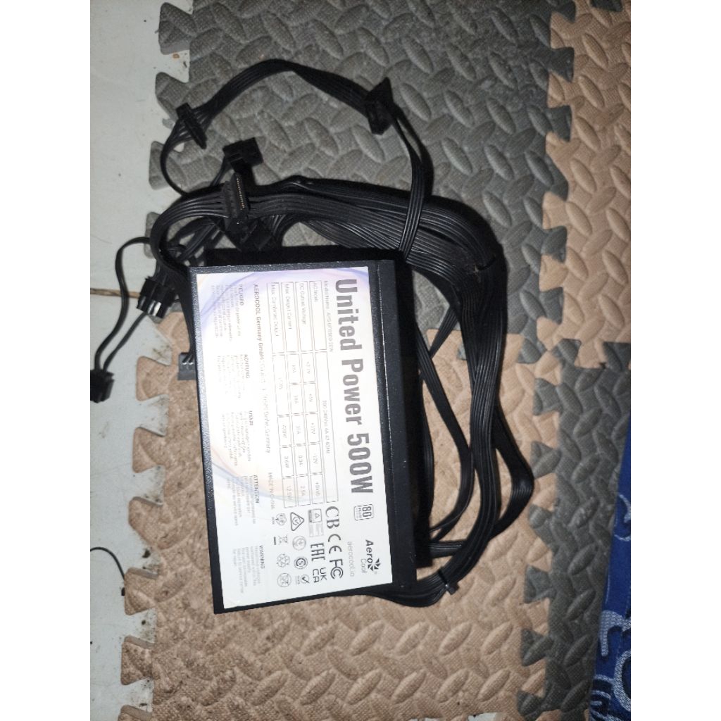 PSU power supply aerocool 500w bekas